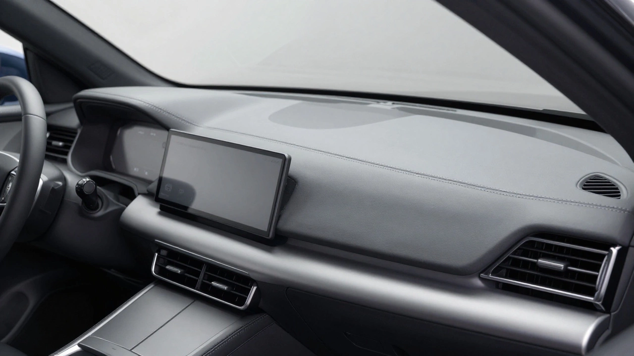 Pristine car dashboard with a professional matte finish and UV protection